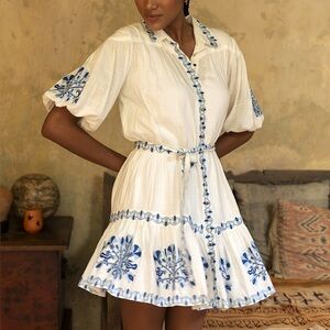 EUC MISS JUNE PARIS alessia dress in blue